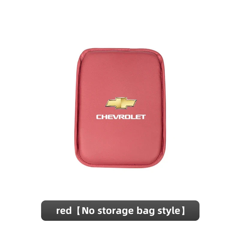 Leather Car Armrest Box Pad Auto Armrest Mat High Quality Accessorie For Chevrolet Camaro Colorado Cobalt Beat Groove Volt Trax