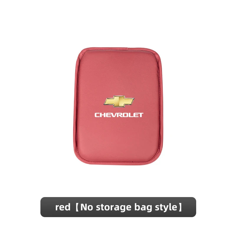 Leather Car Armrest Box Pad Auto Armrest Mat High Quality Accessorie For Chevrolet Camaro Colorado Cobalt Beat Groove Volt Trax