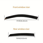 Suitable for Honda Civic 2016-2019 car parts black acrylic sunshade visor sunshade windshield visor