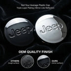 4Pcs/set Anti-Rust Snap-On Wheel Center Hub Caps Center Covers for Jeep Renegade Compass Wrangler JK Patriot Grand Cherokee SRT