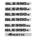 Gloss Black for Mercedes Benz GLE Coupe C292 W166 W167 GLE250d GLE350de GLE300d GLE350e GLE350d GLE400d GLE500e 4MATIC Emblems