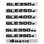Gloss Black for Mercedes Benz GLE Coupe C292 W166 W167 GLE250d GLE350de GLE300d GLE350e GLE350d GLE400d GLE500e 4MATIC Emblems