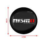 For Nismo Nissan Almera Tiida Sunny QASHQAI Skyline Juke X-TRAI 4pcs 56/60mm Car Wheel Center Covers Badge Hub Cap Accessories