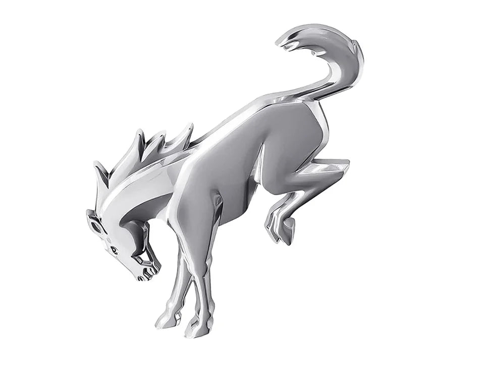 1pcS New ABS 3D Car Horse Stickers Hot For Ford Bronco Logo Exterior Modification Tailgate Leaf Board Letters Animal Parts Badge