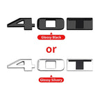 3D Car Rear Trunk Sticker Logo Letters Decals Badge For Cadillac CT4 CT5 CT6 CTS XT4 XT5 XT6 XTS ATS AWD 25T 28T 40T Accessories