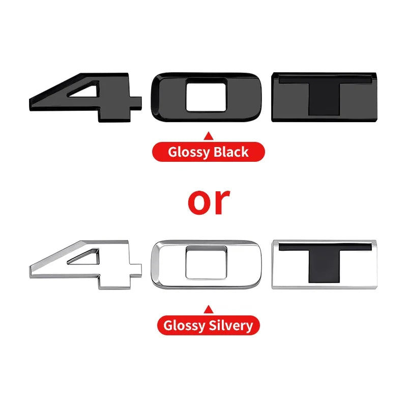 3D Car Rear Trunk Sticker Logo Letters Decals Badge For Cadillac CT4 CT5 CT6 CTS XT4 XT5 XT6 XTS ATS AWD 25T 28T 40T Accessories