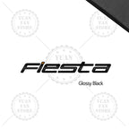 1PCS Metal Letter For Fiesta Ford 3D Emblem Car Rear Trunk Decals Lettering Badge Auto Accessories Styling