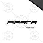 1PCS Metal Letter For Fiesta Ford 3D Emblem Car Rear Trunk Decals Lettering Badge Auto Accessories Styling