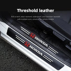 4/5 pcs Car Emblem Threshold Anti Scratch Door Sill Protector For Honda Civic Fit Jazz Accord Pilot CRV Odyssey Passport City
