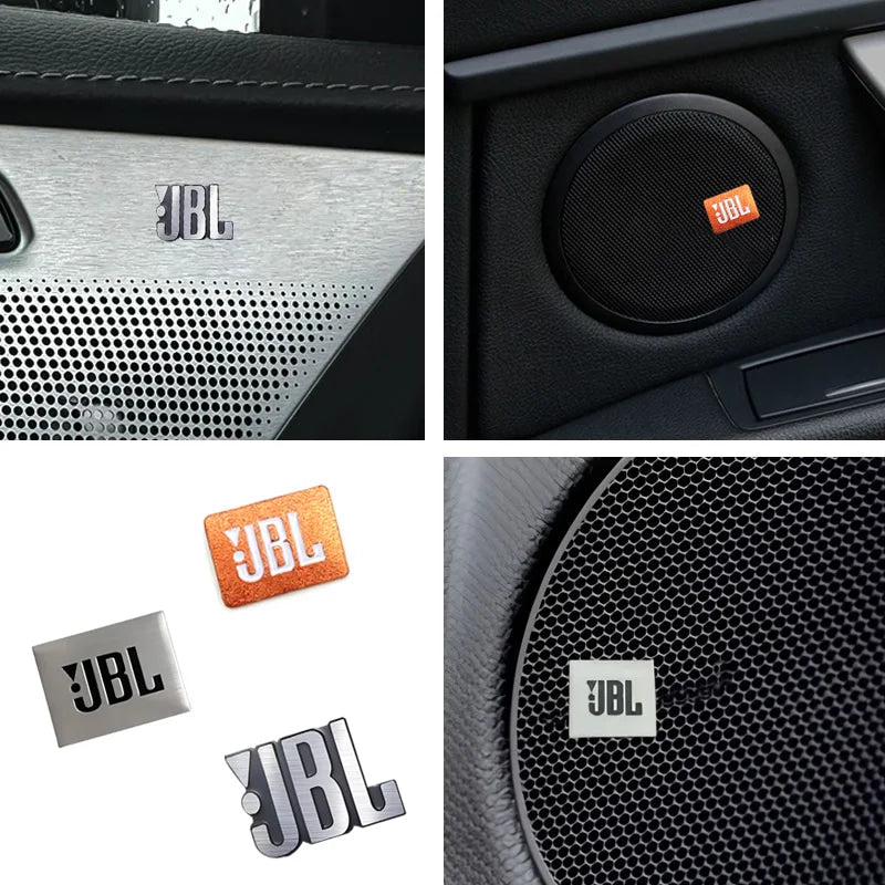 Chevrolet 3D Aluminum Car Audio Stickers Fit For Silverado Impala Malibu Equinox Cruze Camaro Tahoe/Suburban Blazer Spark Aveo