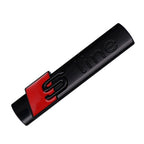 3d abs SLine Logo S Line Badge Car Fender Side Emblem Sticker For Audi A1 A2 A3 A4 A5 A6 A7 Q2 Q3 Q4 Q5 Q6 Q7 S3 S4 S5 S6 TT