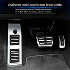 LULECI Car Pedals for Audi AT MT 2009-2024 A4 B8 B9 A6 C7 C8 Q5 High Quality Stainless Steel Accelerator Brake Pedal Cover Pads
