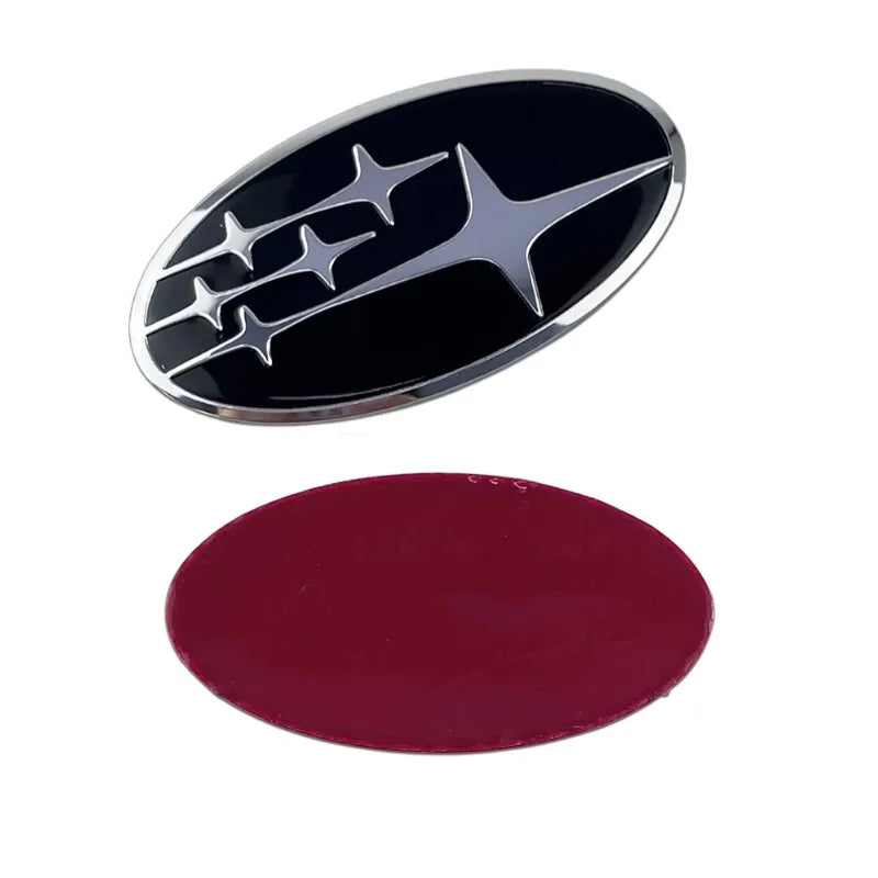 For Subaru Forester Outback Legacy Impreza STI BRZ 58mm Alloy Car Steering Wheel Center Emblem Badge Decal Auto Accessories