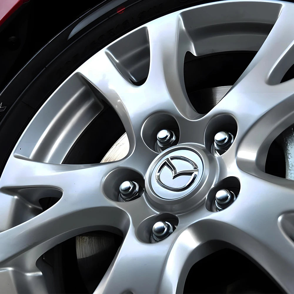 4PCS 56mm Wheel Center Cap Logo Hubcap Emblem Badge Accessories For Mazda skyactiv Axela Atenza M6 M3 Speed Ms CX-3 CX-5 CX7 CX9