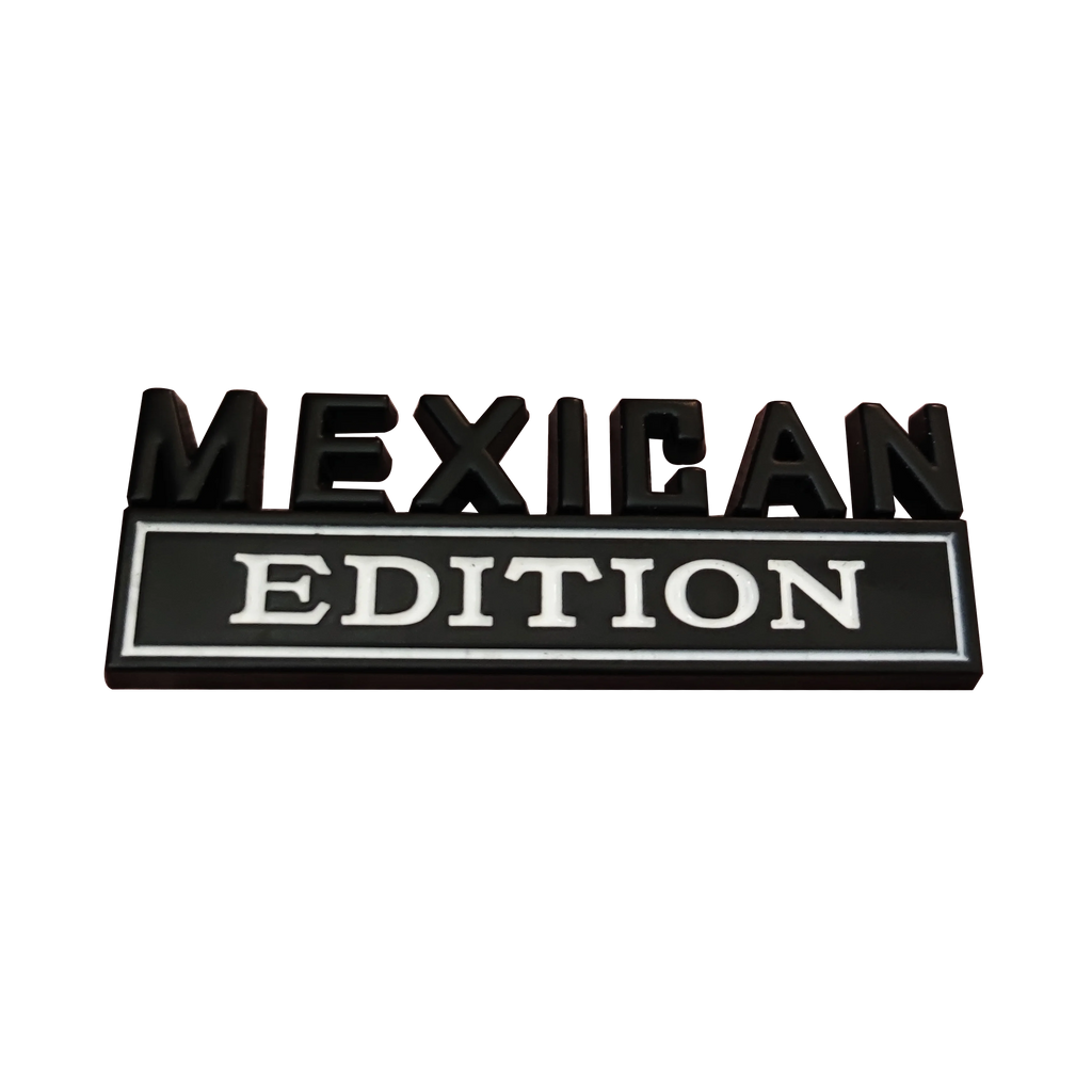 Mexican Edition Metal Car Emblems - Ideal for Hood, Trunk, Fenders, Doors of Nissan, GM, VW, Toyota, Chevy