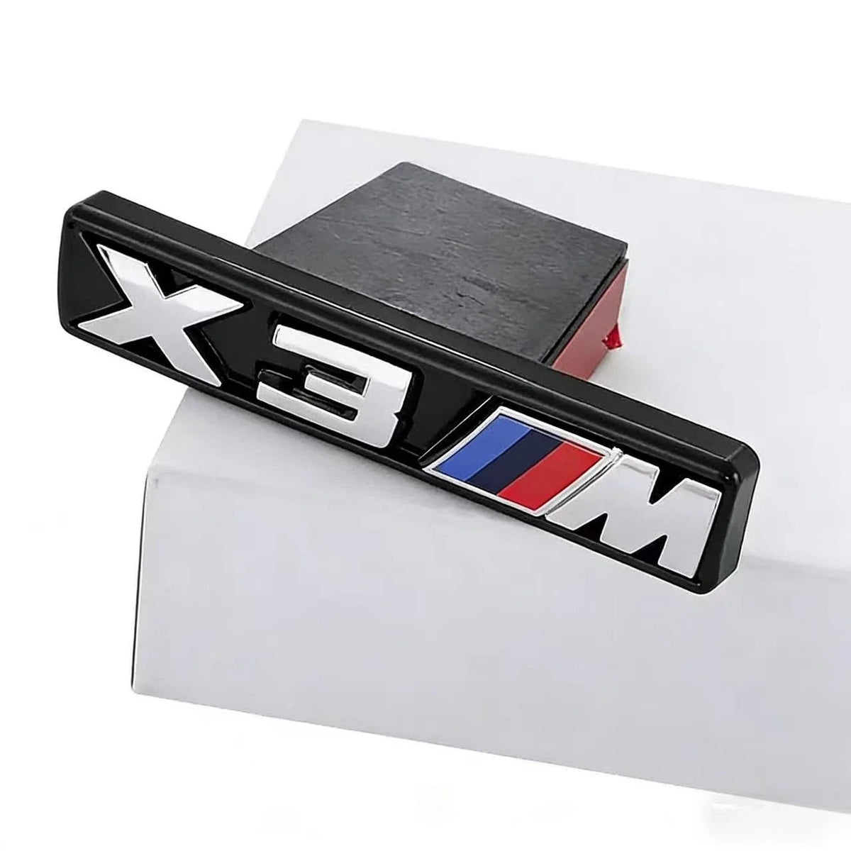 It is suitable for sports labeling of X-series ABS badge M in BMW X-series modified car logo X2M X3M X4M X5M X6M.