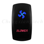 Waterproof 5 Pins SPST On/Off Rocker Switch Blue & Red Led 20A/12V 10A/24V Toggle Switch GPS for Cars,Trucks, RVs, Boats