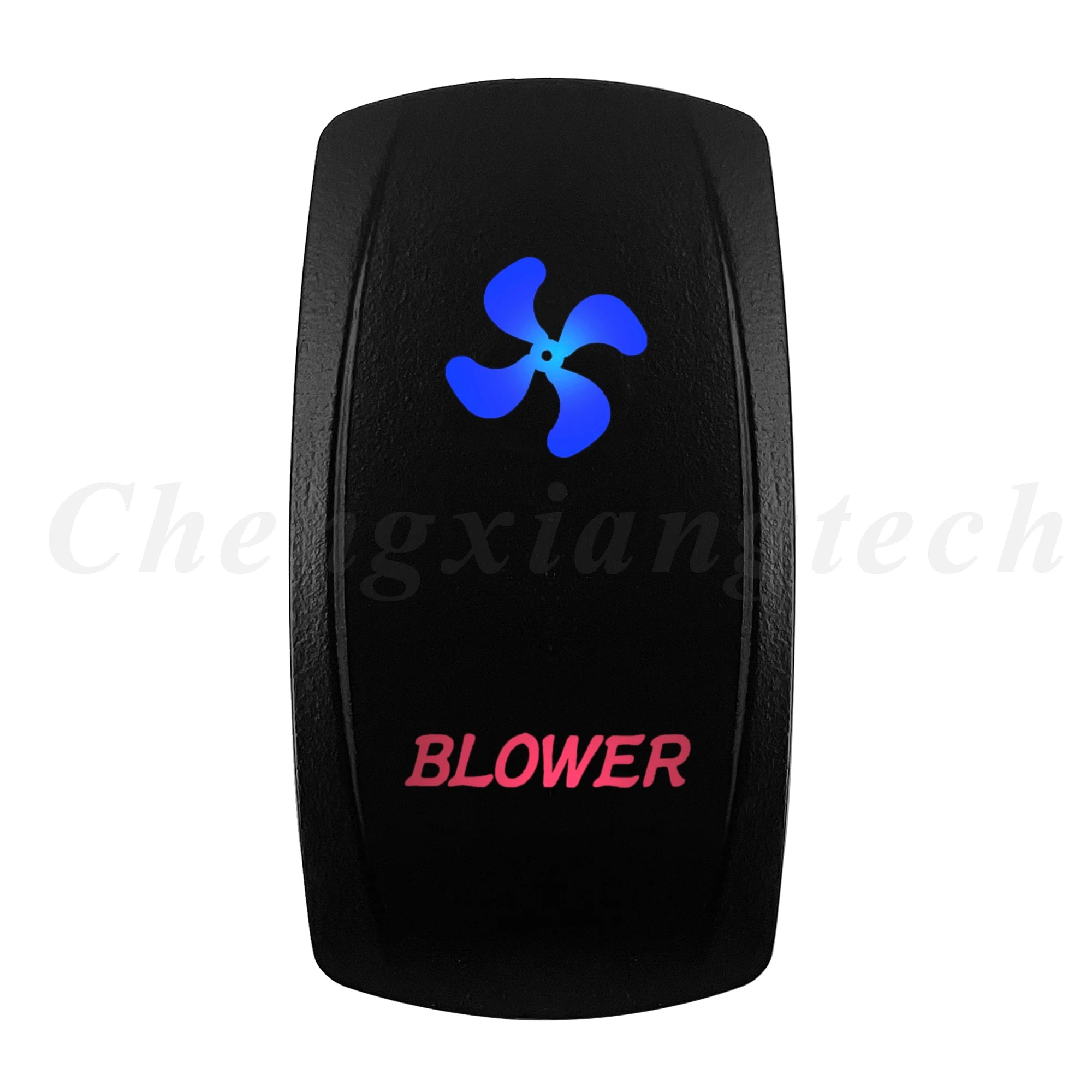 Waterproof 5 Pins SPST On/Off Rocker Switch Blue & Red Led 20A/12V 10A/24V Toggle Switch GPS for Cars,Trucks, RVs, Boats