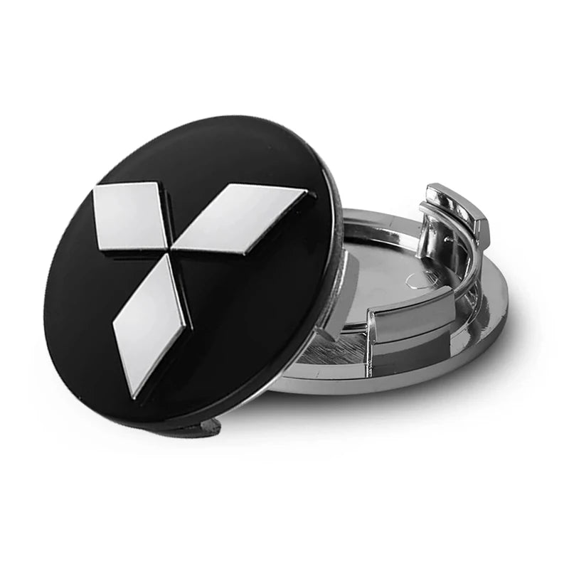 4Pcs Wheel Center Hub Caps Replacement Wheel Hub Emblem for Mitsubishi Outlander Lancer 10 9 ASX RALLIART Eclipse L200 Pajero