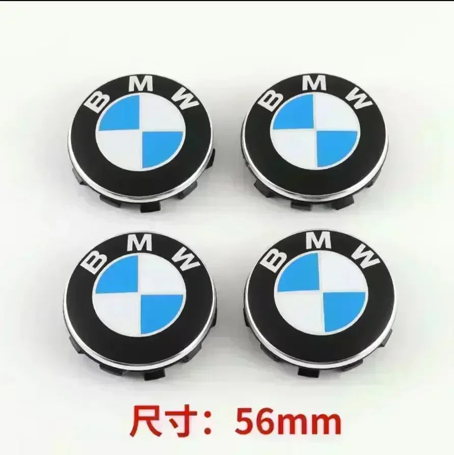 4Pc 56mm 68mm BMW Emblem For b-BMW Wheel Hub Caps For BMW 3 Series 5 Series E60 E90 F10 F30 E46 E39 X5 E53 E70 E38 Z4