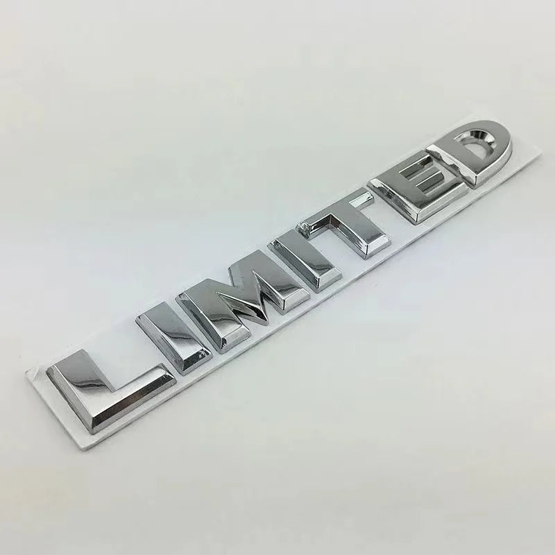 Metal Car Trunk Badge Stickers For Jeep 4X4 Limited Letters Emblem Logo Grand Cherokee Overland Compass Wrangler Accessories