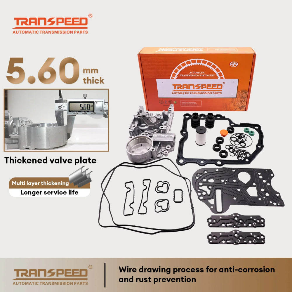 TRANSPEED DQ200 0AM DSG Automatic Transmission Mechatronic Repair Kit Housing Gasket Filter Rubber Ring Cover Kit For Audi Skoda