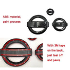52mm Car Steering Wheel Logo Emblem ABS Sticker for Nissan Qashqai J10 J11 Leaf Juke Tiida Sentra Teana X Trail T30 T32 Almera