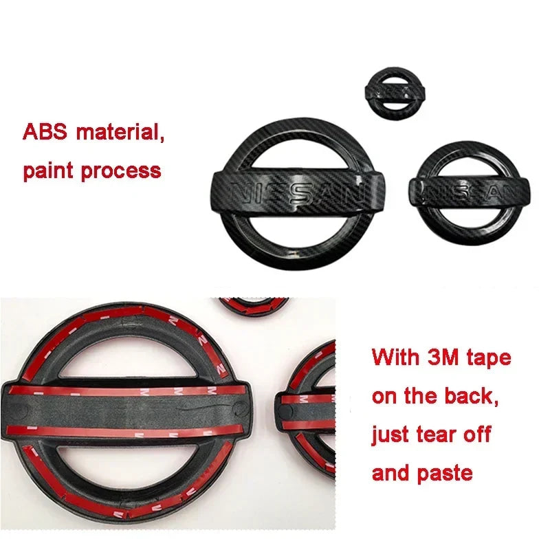 52mm Car Steering Wheel Logo Emblem ABS Sticker for Nissan Qashqai J10 J11 Leaf Juke Tiida Sentra Teana X Trail T30 T32 Almera