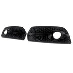 1Pair Black Honeycomb Fog Light Cover Grille for Audi Q5 8R 2009-2012 SQ5 Style