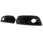 1Pair Black Honeycomb Fog Light Cover Grille for Audi Q5 8R 2009-2012 SQ5 Style