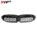 XVIP Front Bumper Kidney Grill Diamonds Style Grille For BMW 3-Series G20 G21 2019-2023 318i 320i 320d 330i 340i 340d M Sport