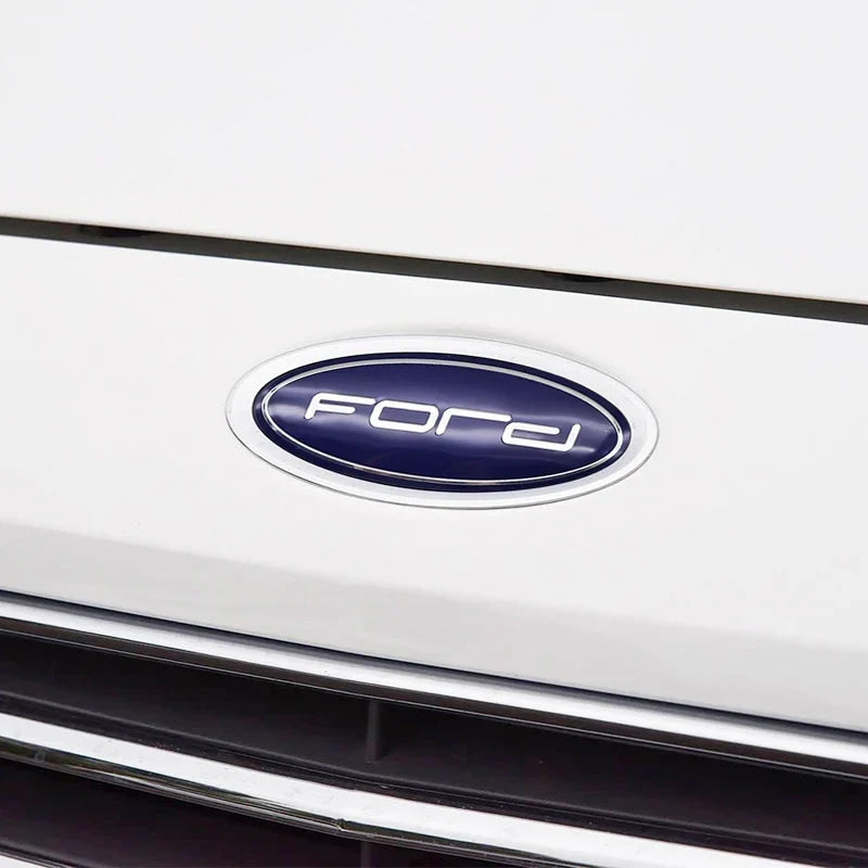 Ford Letter Badge Car Emblem Badge Sticker Front Hood ABS Rear Trunk Tailgate For Fiesta Ranger Mondeo Focus Escape Kuga Edge
