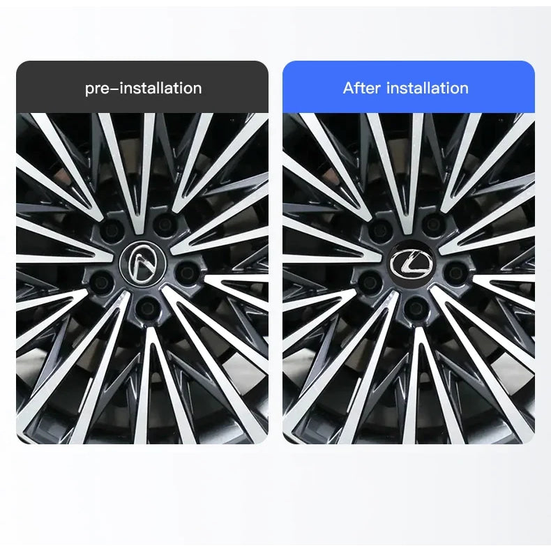 4pcs 62mm Car Wheel Center Hub Cap Rim Dustproof Cover Emblem For Lexus IS250 LX470 GX470 RX330 NX300 NX Ct200h IS200 UX250h UX