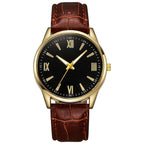 Luxury Minimalist Watch for Men Leather Ultra Thin Band Leather Man Business Wristwatches Casual Quartz Watches Reloj Hombre