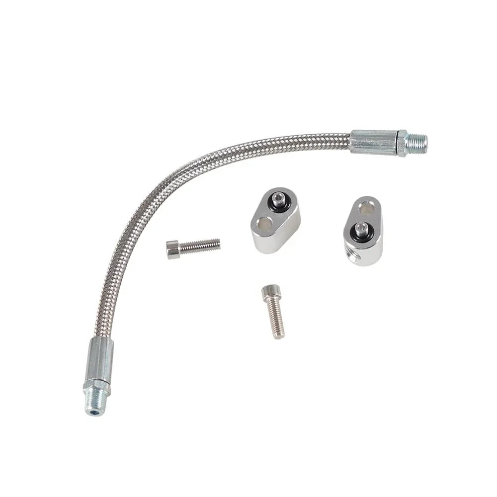 LS Cylinder Head Coolant Throttle Body Bypass Hose Kit Aluminum For GM LS Series Engines LSX LS1 LM7 LR4 LQ4 LS6 L59 LQ9 LM4