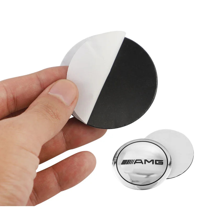 4PCS 56mm Car Styling Wheel Center Hub Caps Rim Cover Badge Emblem Sticker For Mercedes Benz AMG W205 W204 W206 W213 W212 W211 W