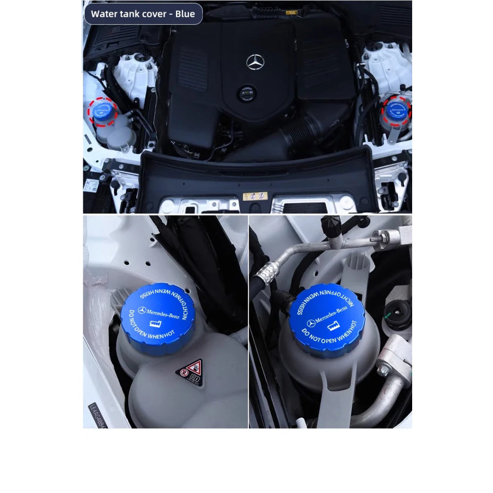 Car Water Tank Cap Protection Cover Accessories Hubcap For Mercedes Benz AMG W204 W205 W203 W211 W212 W213 W201 W210 W169 W220
