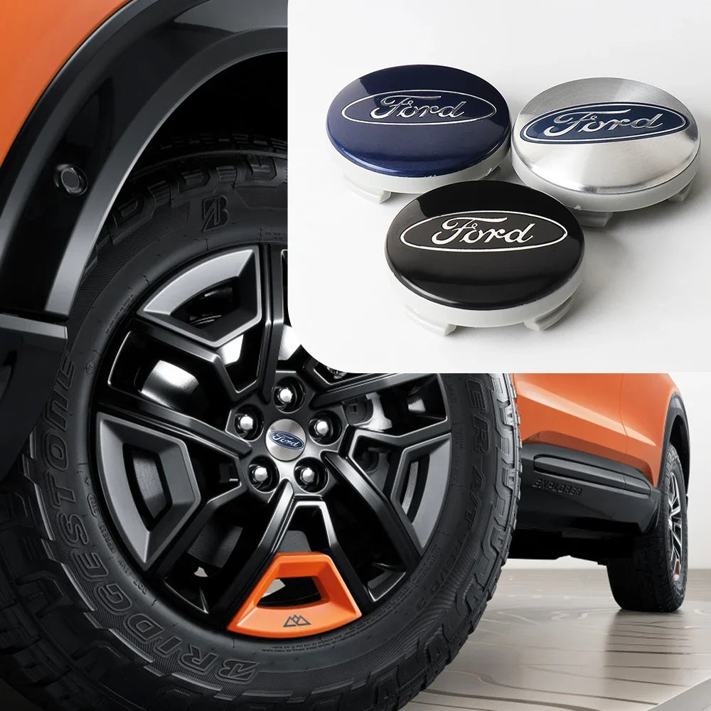 4pcs 54mm Car Styling Wheel Hub Cap Cover Tire Center Hubcaps Auto Accessories For Ford Focus Kuga Mk3 Mondeo Max Fusion Mustang