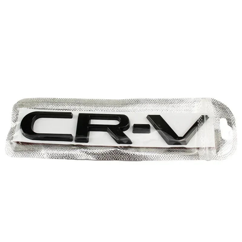 15.4cm Metal 3D Car Stickers Side Fender Badge Styling for Honda CRV Logo 2023 2024 Rear Trunk Emblem Decal Exterior Accessories