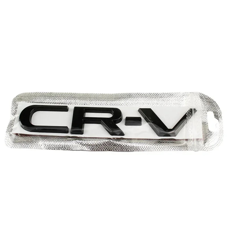 15.4cm Metal 3D Car Stickers Side Fender Badge Styling for Honda CRV Logo 2023 2024 Rear Trunk Emblem Decal Exterior Accessories
