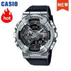 2026 vip Casio GA-2100 men's watch series G-SHOCK small steel cannon series genuine black gold waterproof sports couple watch