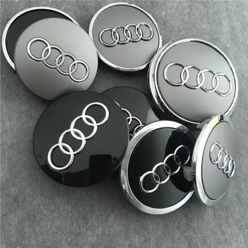 Modification Car Part Wheel Center Hup Caps Cover for Audi A6 S3 S4 Q3 Q5 Q5L A4 A6L A7 A8 A3 A5  Raplace Accessories