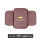 Leather Car Armrest Box Pad Auto Armrest Mat High Quality Accessorie For Chevrolet Camaro Colorado Cobalt Beat Groove Volt Trax