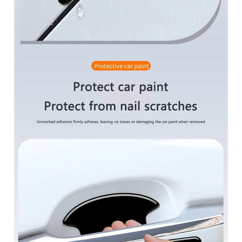 Car Door Handle Bowl Stickers Anti-collision Protector Stickers For Honda Mugen Power Civic Accords CRV Hrv Jazz CBR VTEC VFR