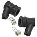 2pcs/lot Spark plug ignition cap + ignition spring For chainsaw Petrol Spare Replacement Tool Rubber Cap Garden Tool Parts
