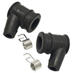 2pcs/lot Spark plug ignition cap + ignition spring For chainsaw Petrol Spare Replacement Tool Rubber Cap Garden Tool Parts