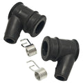 2pcs/lot Spark plug ignition cap + ignition spring For chainsaw Petrol Spare Replacement Tool Rubber Cap Garden Tool Parts