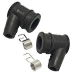2pcs/lot Spark plug ignition cap + ignition spring For chainsaw Petrol Spare Replacement Tool Rubber Cap Garden Tool Parts