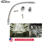 LS Cylinder Head Coolant Throttle Body Bypass Hose Kit Aluminum For GM LS Series Engines LSX LS1 LM7 LR4 LQ4 LS6 L59 LQ9 LM4