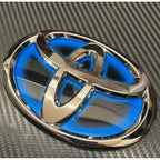 3D Car Hybrid Logo Front Grill Hood trunk Emblem for Toyota Corolla Camry RAV4 Hilux CHR Highlander Yaris Vios Alphard HRV Reiz